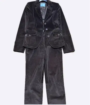 호메오스타일 블랙 코듀로이 셋업