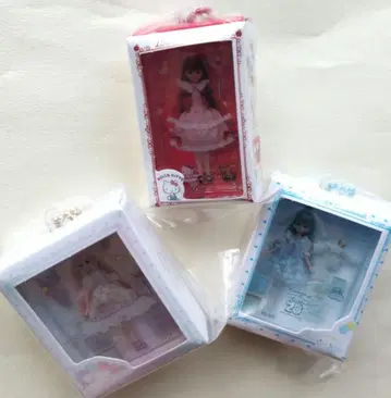 가챠 산리오 콜라보 리카짱 키티 키키라라 시나모롤 3종 세트