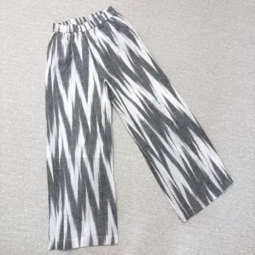 어반 리서치 서니 라벨 이컷 패턴 코튼 이지 팬츠 프리 면 100%