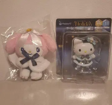 헬로키티 해피 복권 피규어 마이멜로디 봉제 인형 참