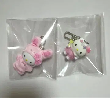 치비토모 산리오 키티 동물 토끼 천사와 악마