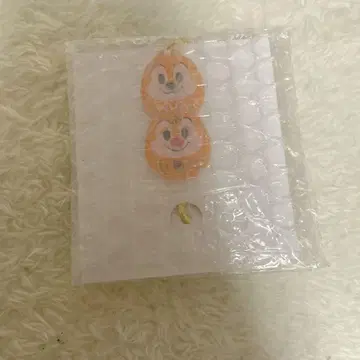 디즈니 설날 달마 키체인 칩과 데일 칩데