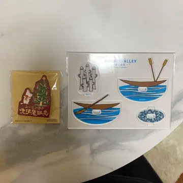 무민 밸리 파크 한정판 니요로니요로 아크릴 스탠드 크리스마스 핀 배지