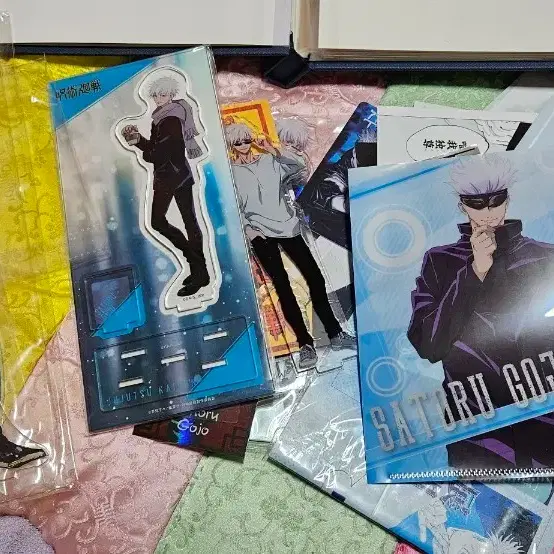 주술회전 고죠 사토루 아크릴 스탠드 3종 외 지류