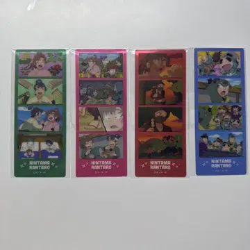 닌타마 란타로 트레이딩 클리어 포토 카드 젠포지 잇사쿠 식만 류사부로