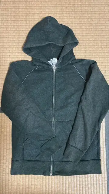 다크 그레이 풀 집업 후드티