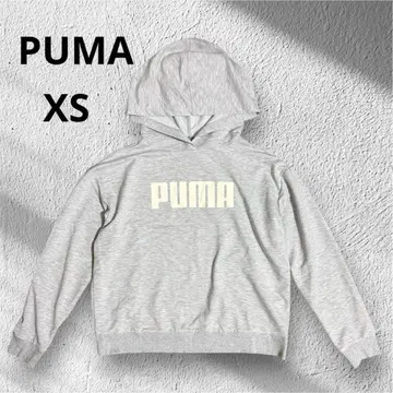 [ PUMA ] 새상품급 푸마 빅 로고 후드티 후디 XS 그레이