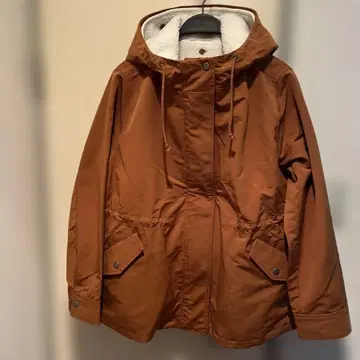 RayBEAMS 브라운 후드 부착 마운틴 후드티