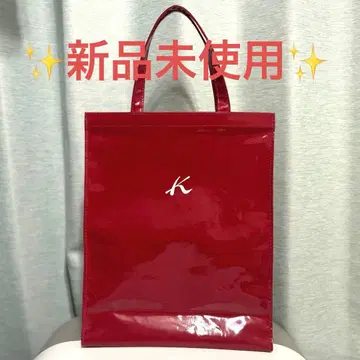 미사용 새상품! kitamura 키타무라 에나멜 토트백 쇼핑 토트