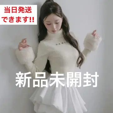 Darich 다리치 스무스 퍼 리브 니트탑