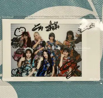 Candy Tune 전원 집합 친필 사인 폴라로이드