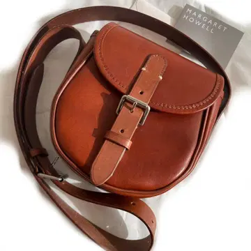 MARGARET HOWELL 브라운 숄더백