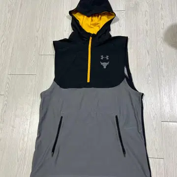 후드 부착 탱크탑 XL 언더아머 프로젝트 락