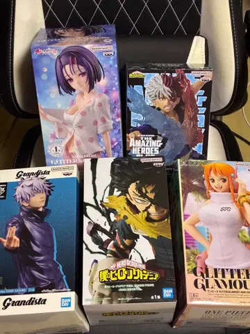 애니메이션 캐릭터 피규어 세트