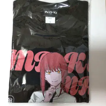 체인소 맨 마키마 T셔츠 블랙 L 극장판 레제 편