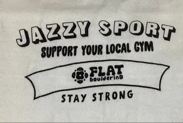 jazzy sport T셔츠 M 사이즈 FLAT 볼더링 헬스장