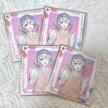 아즈사와 코하네 로손 복권 색지 4장 세트