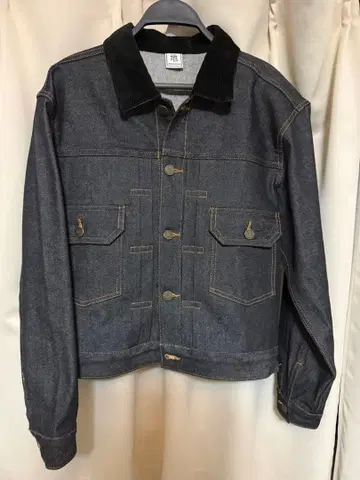 리짓 데님 자켓 코듀로이 옷깃 자켓