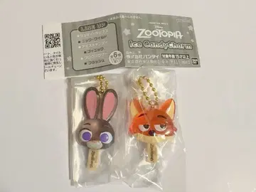 주토피아 아이스캔디 참 가챠가챠 닉 주디 2세트