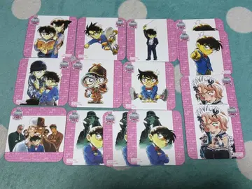 명탐정 코난 30주년 기념 카페 코스터 14장 세트