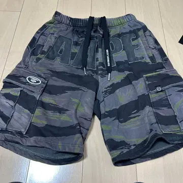 Aape 카모플라쥬 카고 숏팬츠 S 사이즈