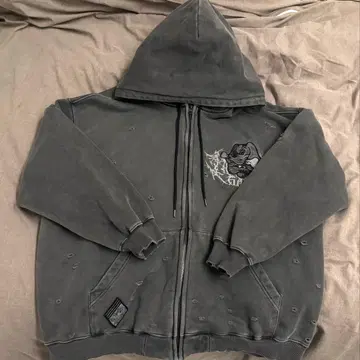 GALFY 염염완찬 보로보로 후드티 블랙