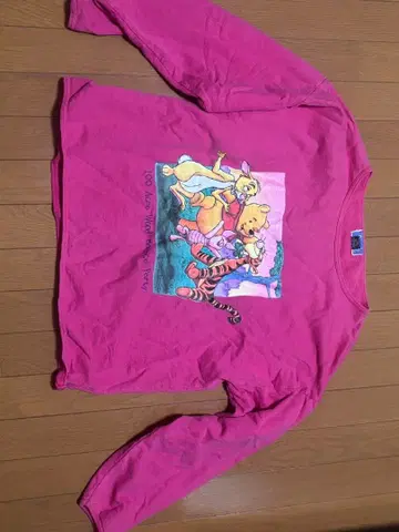 위니 더 푸 긴팔 트레이닝복 핑크