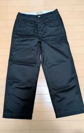 BUZZ RICKSON'S 블랙 워크 팬츠 34