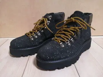 새상품급 BOEMOS 보에모스 라메 입 마운틴 부츠 블랙 37