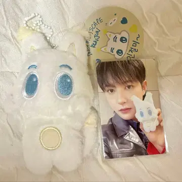 nctdream 런쥔 인절미 봉제 인형 트레이딩 카드 포함