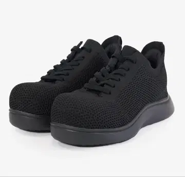 Racbaki 라쿠바키 소프트 스니커즈 라이트 블랙 M 사이즈