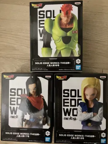 드래곤볼 Z THE 출진 인조인간 16호 17호 18호 피규어