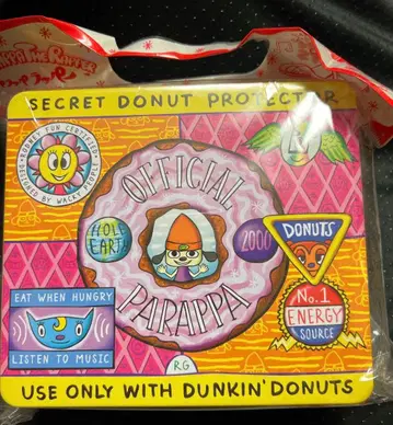 [ 미개봉 레어 ] 파라파라 래퍼 x 던킨 도넛 콜라보 캔