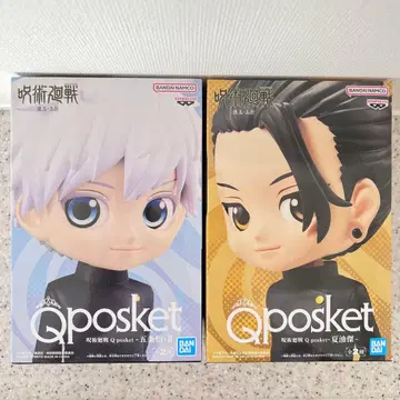 주술회전 Qposket A 컬러 고죠 사토루 게토 스구루 피규어