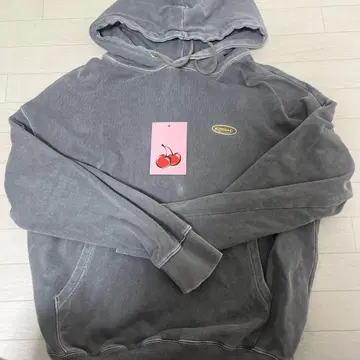 KIRSH 후드 부착 그레이 맨투맨