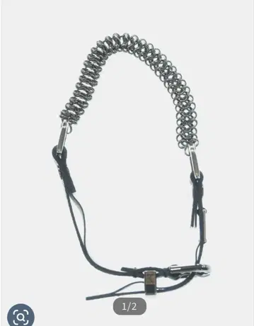 스프링 체인 목걸이 실버