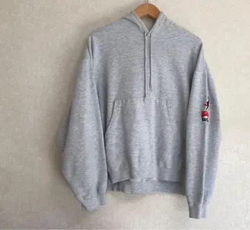 90s 말보로 리자드 도마뱀 자수 후드티 크롭