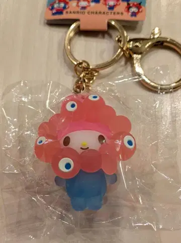오사카 간사이 엑스포 입체 마스코트 클리어 컬러 키링 [ 마이멜로디 ]