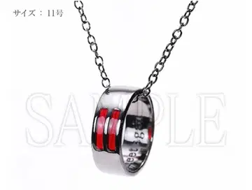 에반게리온 30주년 기념 마지막 사도 나기사 카오루전 DSS 초커풍 반지