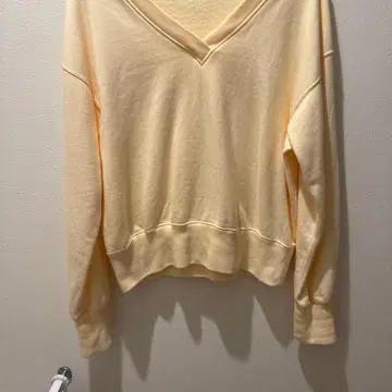 BEAMS BOY 프리덤 슬리브 V넥 맨투맨