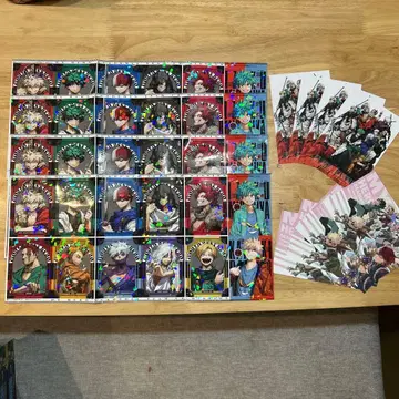 최강 점프 1월호 부록 히로아카 나의 히어로 아카데미아 각 4세트