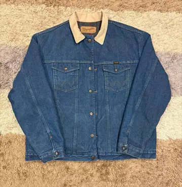 Wrangler M-159 웨스턴 자켓 데님 블루