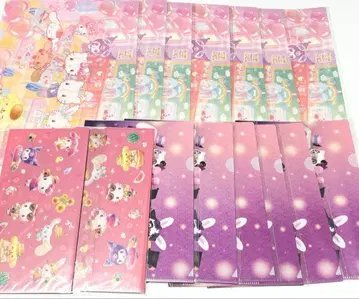 산리오 클리어 파일 엽서 묶음 판매