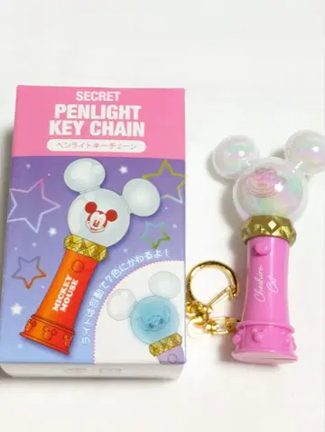디즈니 시크릿 응원봉 키체인 체셔 고양이