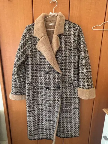 본딩 트위드 코트 (베이지)