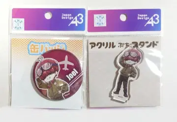 Dr.STONE 플라이트 자켓 아크릴 쁘띠 스탠드 캔뱃지 조엘