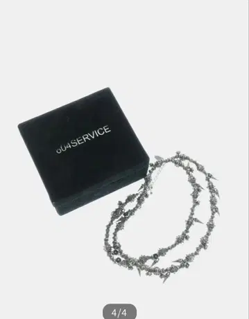 604service 스파이크 디자인 목걸이