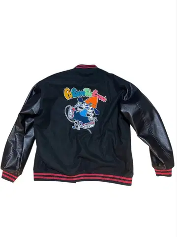 [ badboy ] 파라파라 래퍼 바시티 자켓 블랙 레드