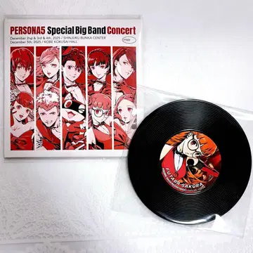 [ 익명 배송 ] P5 P5R 사쿠라 후타바 페르콘 레코드풍 코스터