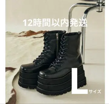 다리치 트리플 밑창 엔지니어 부츠 L 블랙